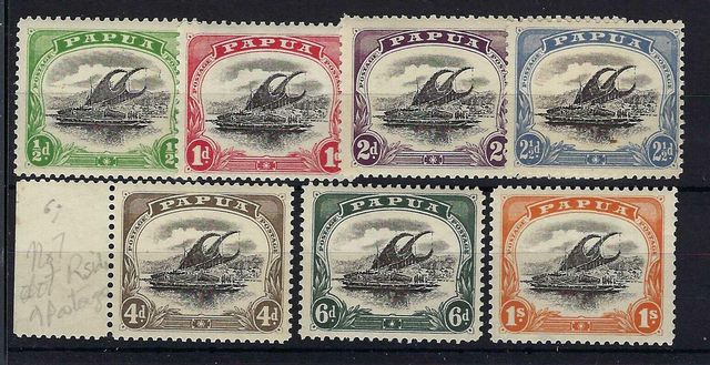 Image of Papua SG 59/65 UMM British Commonwealth Stamp